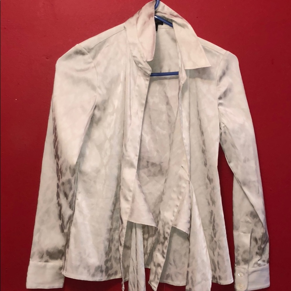 Ann Taylor Petite Women’s Tie around waist Blouse